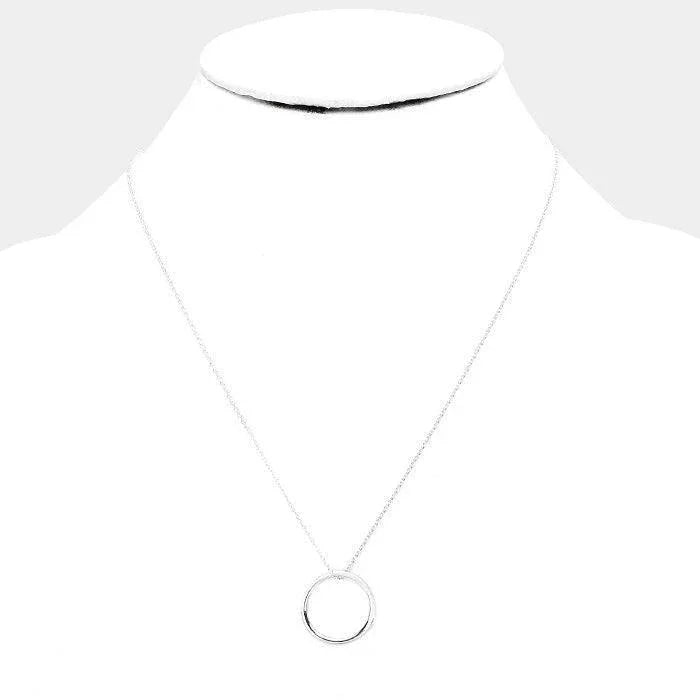 'Mermaid' Gold Dipped Ring Metal Pendant Necklace - Jewelry Store by Erik Rayo