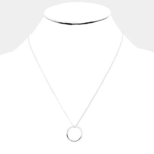 'Mermaid' Gold Dipped Ring Metal Pendant Necklace - Jewelry Store by Erik Rayo