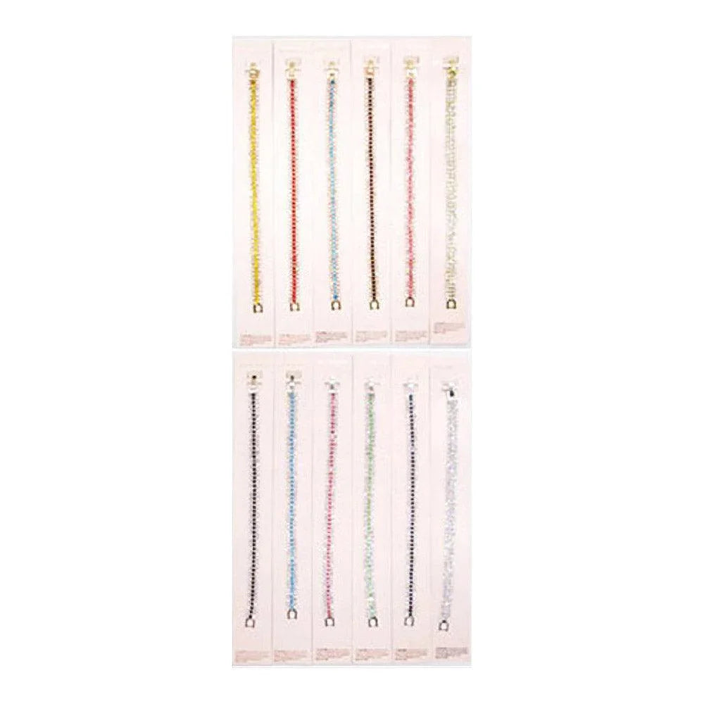 Clear 12PCS Crystal Rhinestone Evening Bracelets - Jewelry Store by Erik Rayo