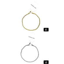 Load image into Gallery viewer, Silver 12PCS  Stainless Steel Chain Bracelets
