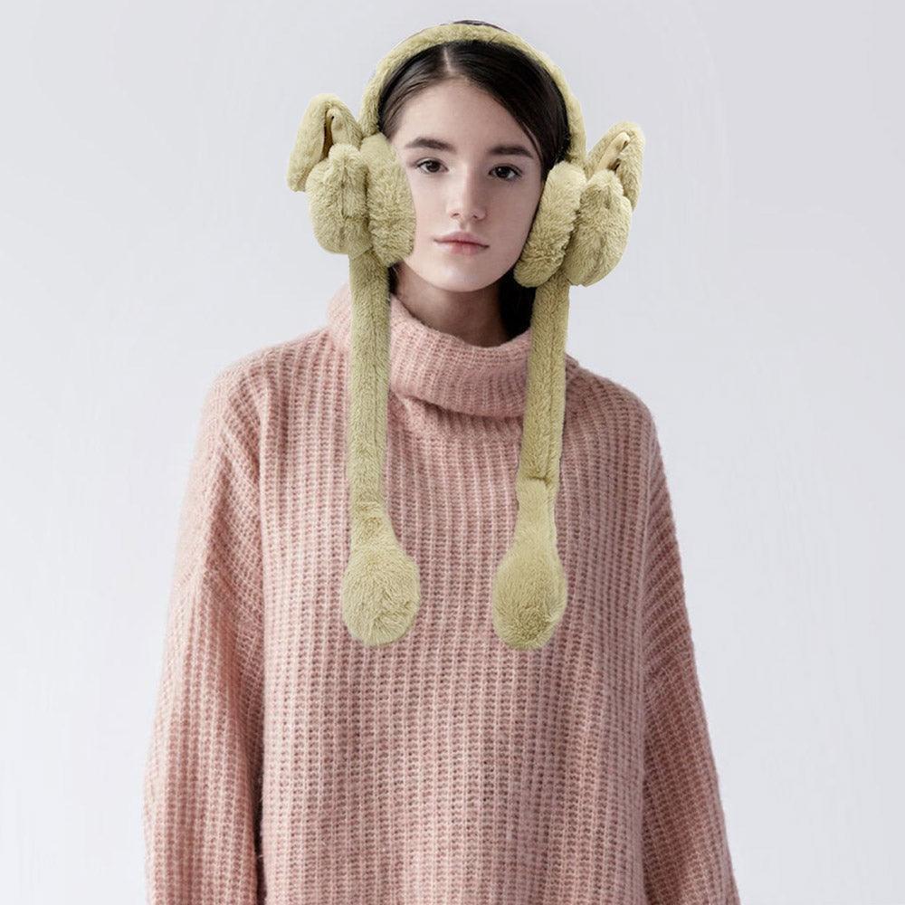 12PCS - Cute Bear Animal Moving Ear Earmuffs - Jewelry Store by Erik Rayo