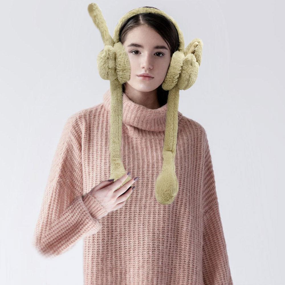 12PCS - Cute Bear Animal Moving Ear Earmuffs - Jewelry Store by Erik Rayo