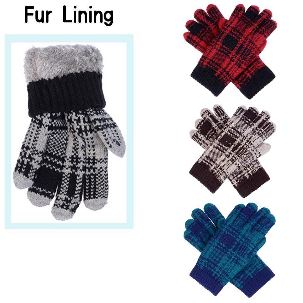 Plaid Check Patterned Gloves 12 Pairs - Jewelry Store by Erik Rayo