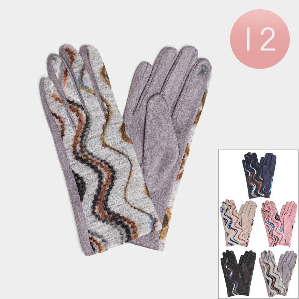Yarn Embroidery Touch Smart Gloves 12 Pairs - Jewelry Store by Erik Rayo