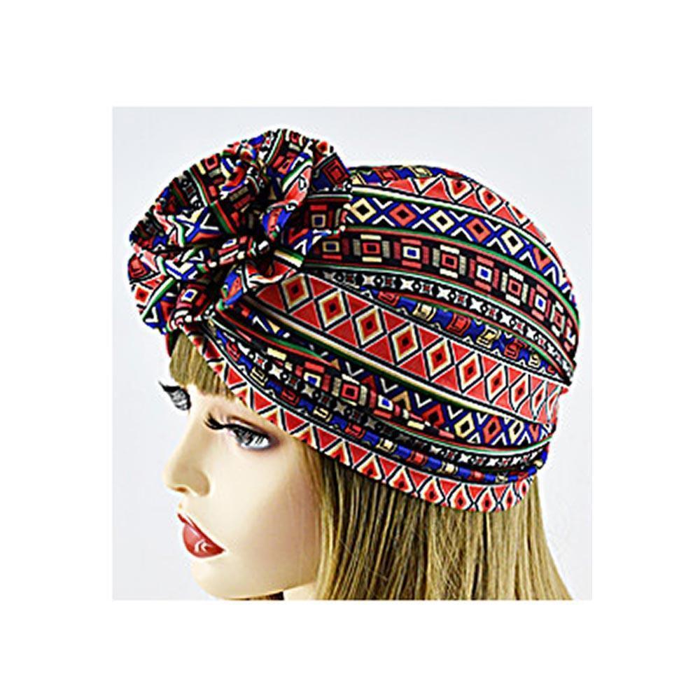 Geometric Patterned Turban Hats 12 Pack - Jewelry Store by Erik Rayo