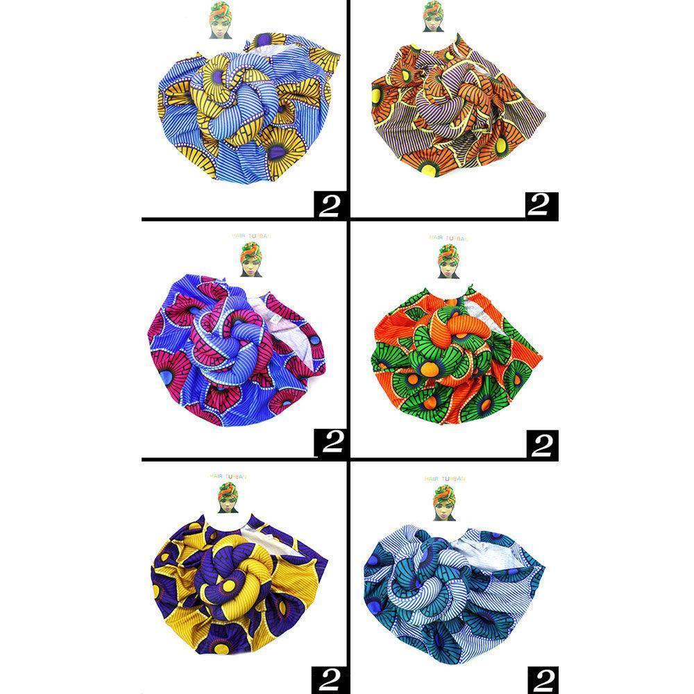 Abstract Patterned Turban Hats 12 Pack - Jewelry Store by Erik Rayo