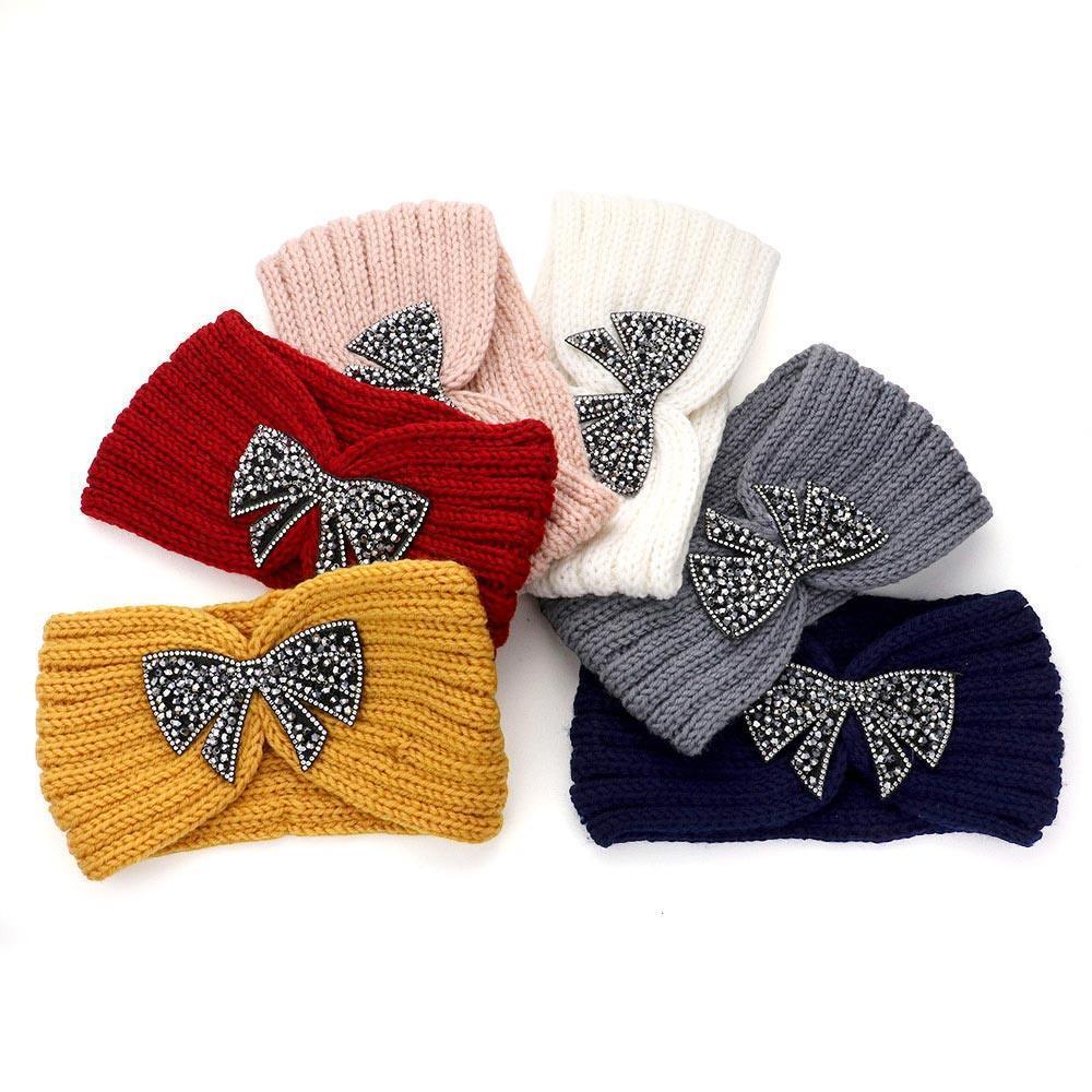 12PCS - Bow Accented Knit Earmuff Headbands - Jewelry Store by Erik Rayo