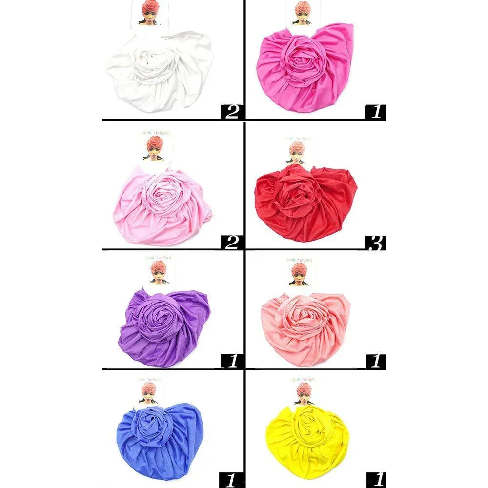 Solid Turban Hats 12 Pack - Jewelry Store by Erik Rayo