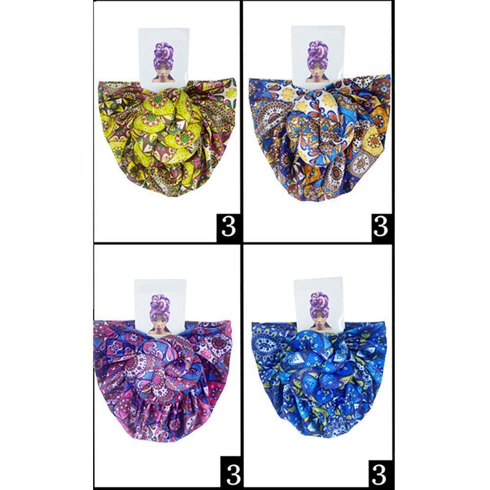 Abstract Patterned Turban Hats 12 Pack - Jewelry Store by Erik Rayo