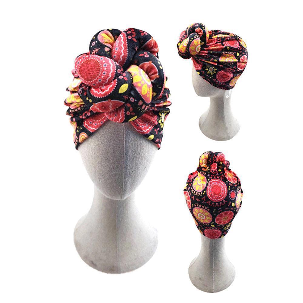 Abstract Patterned Turban Hats 12 Pack - Jewelry Store by Erik Rayo