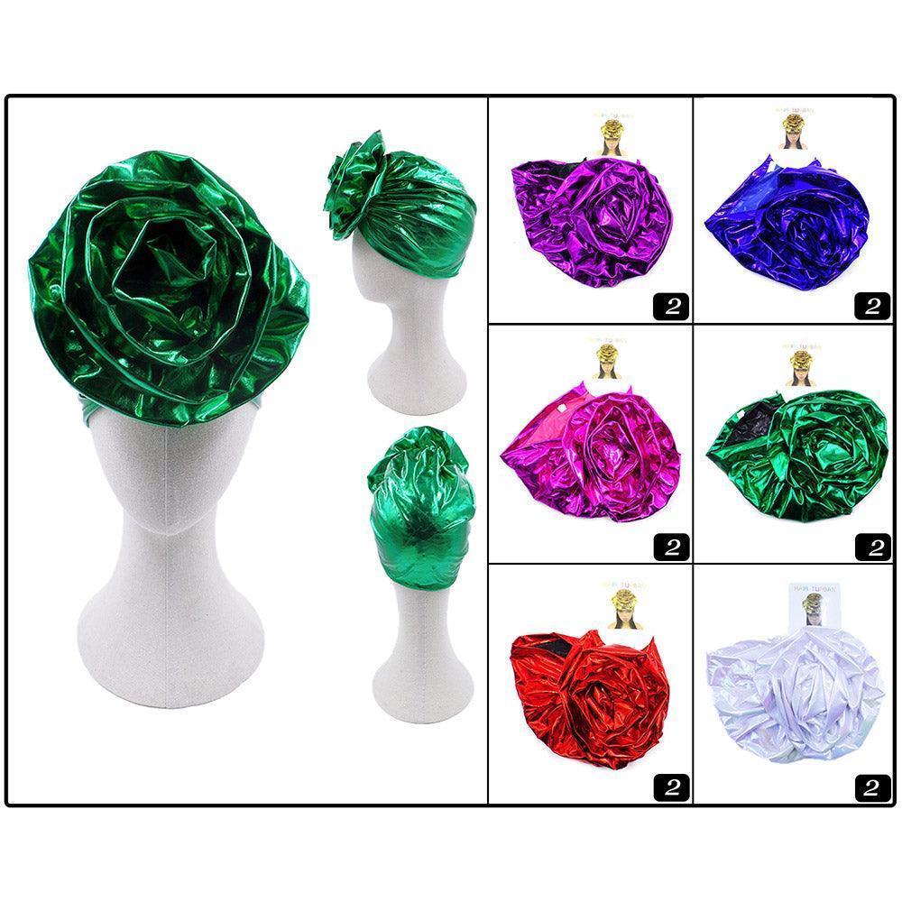 Metallic Turban Hats 12 Pack - Jewelry Store by Erik Rayo