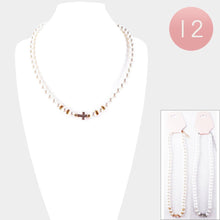 Load image into Gallery viewer, 12PCS - Cross Accented Pearl Necklaces
