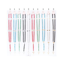 Load image into Gallery viewer, 12PCS - Crucifix Pendant Beaded Y Rosary Necklaces
