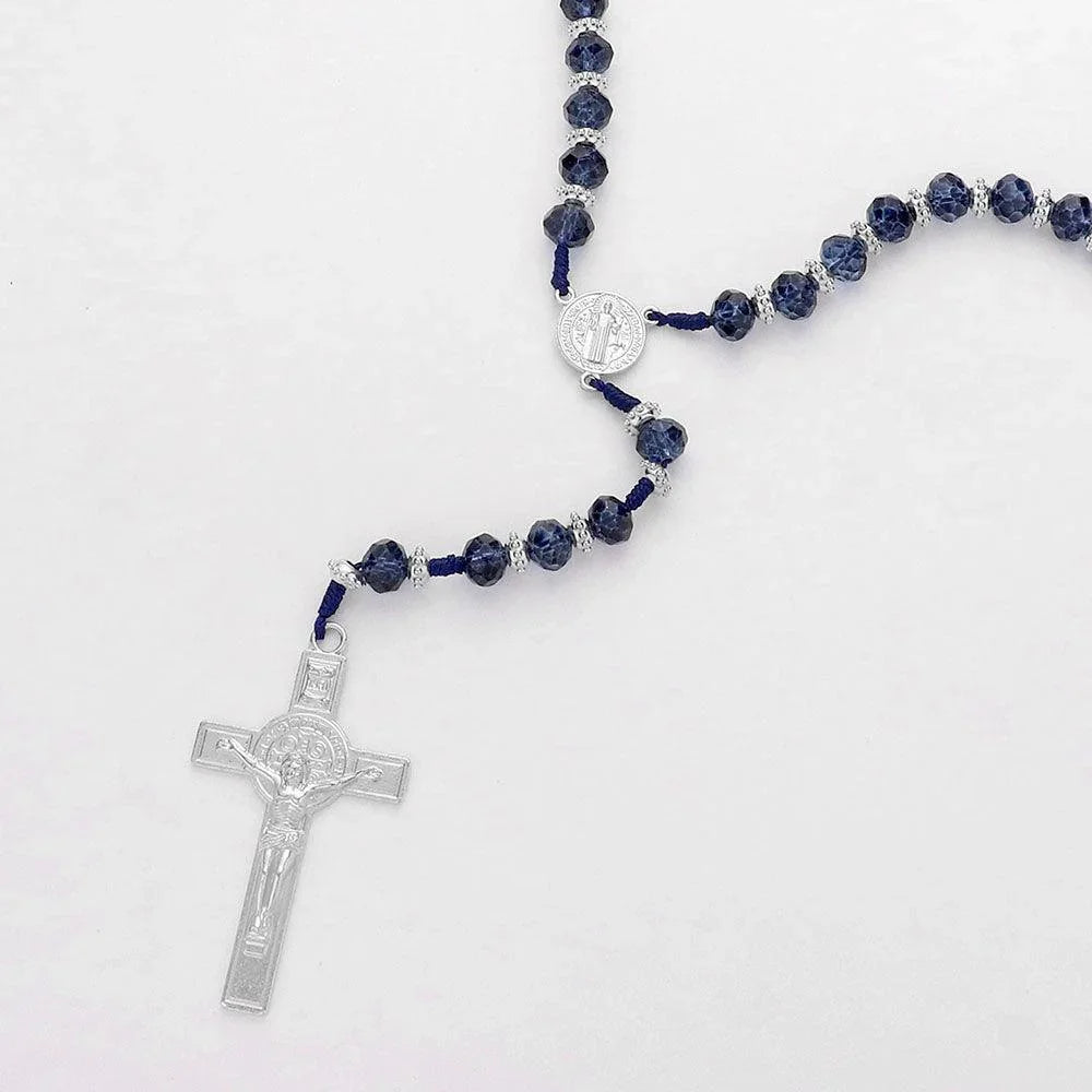 12PCS - Crucifix Pendant Beaded Y Rosary Necklaces - Jewelry Store by Erik Rayo