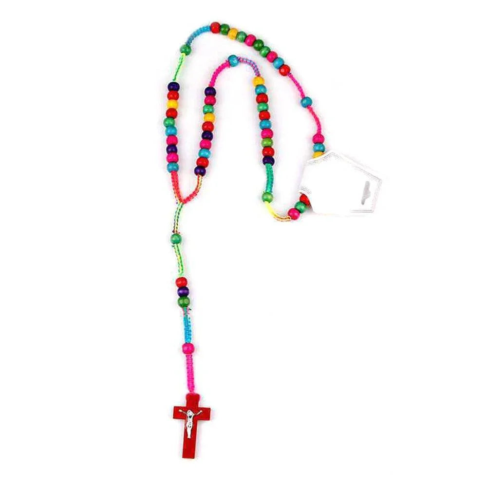 12PCS - Crucifix Pendant Beaded Y Rosary Necklaces - Jewelry Store by Erik Rayo