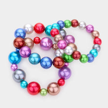 Load image into Gallery viewer, 3PCS - Pearl Strand Stretch Bracelets
