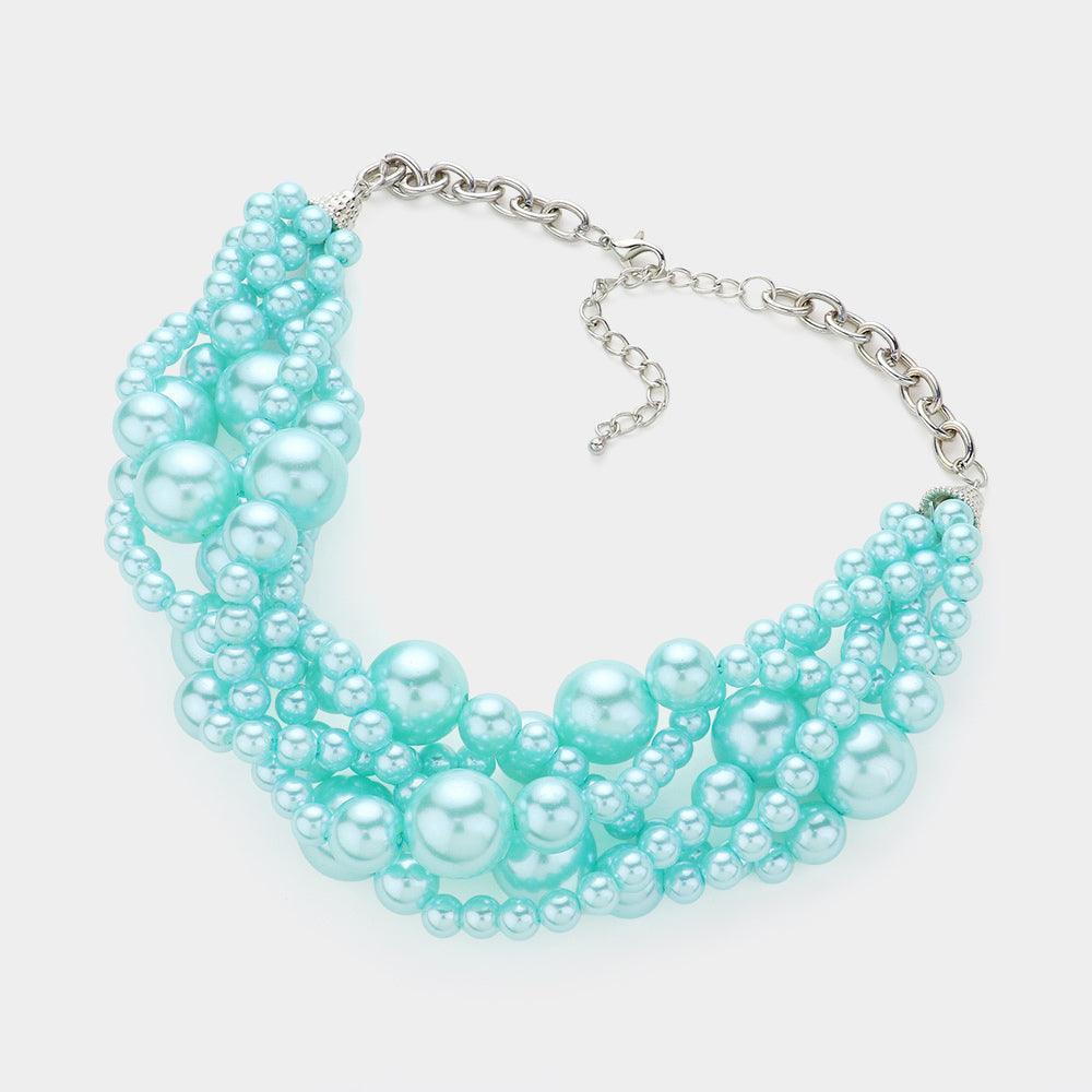 Twisted Multi-Strand Pearl Necklace - Jewelry Store by Erik Rayo