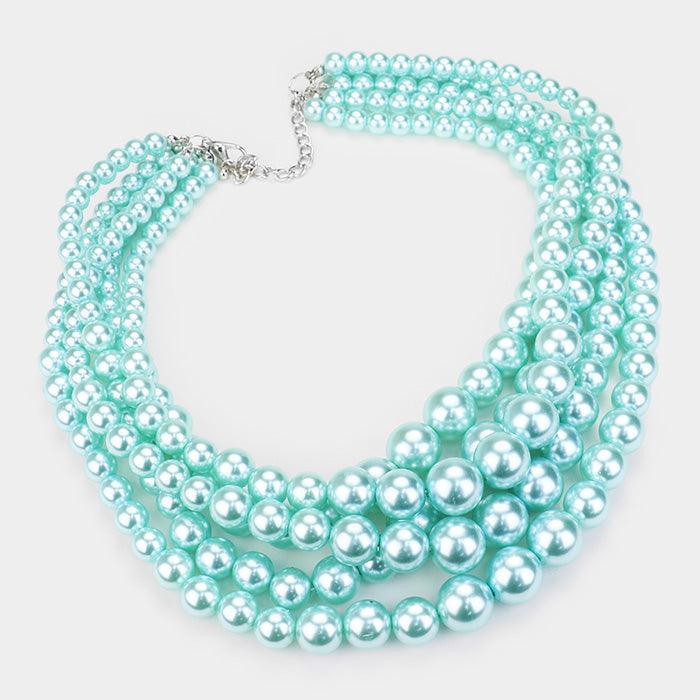 5-Row Strand Pearl Necklace - Jewelry Store by Erik Rayo