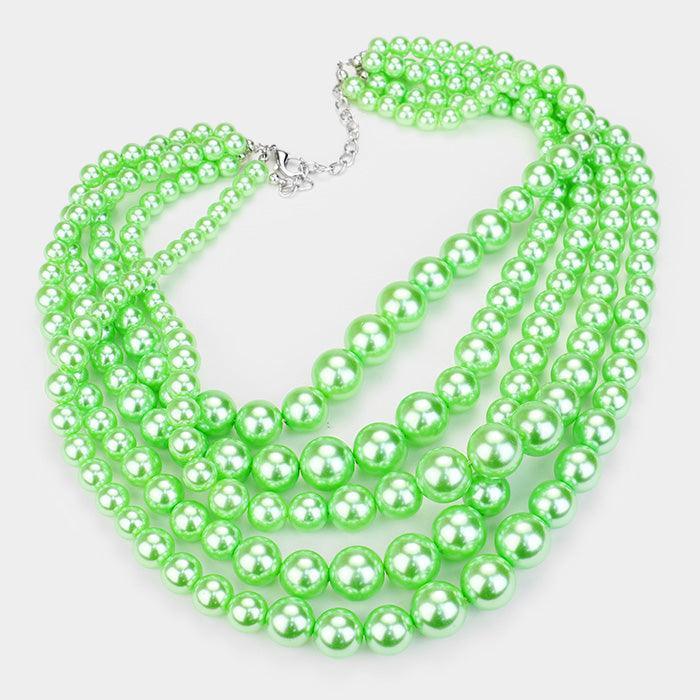 5-Row Strand Pearl Necklace - Jewelry Store by Erik Rayo