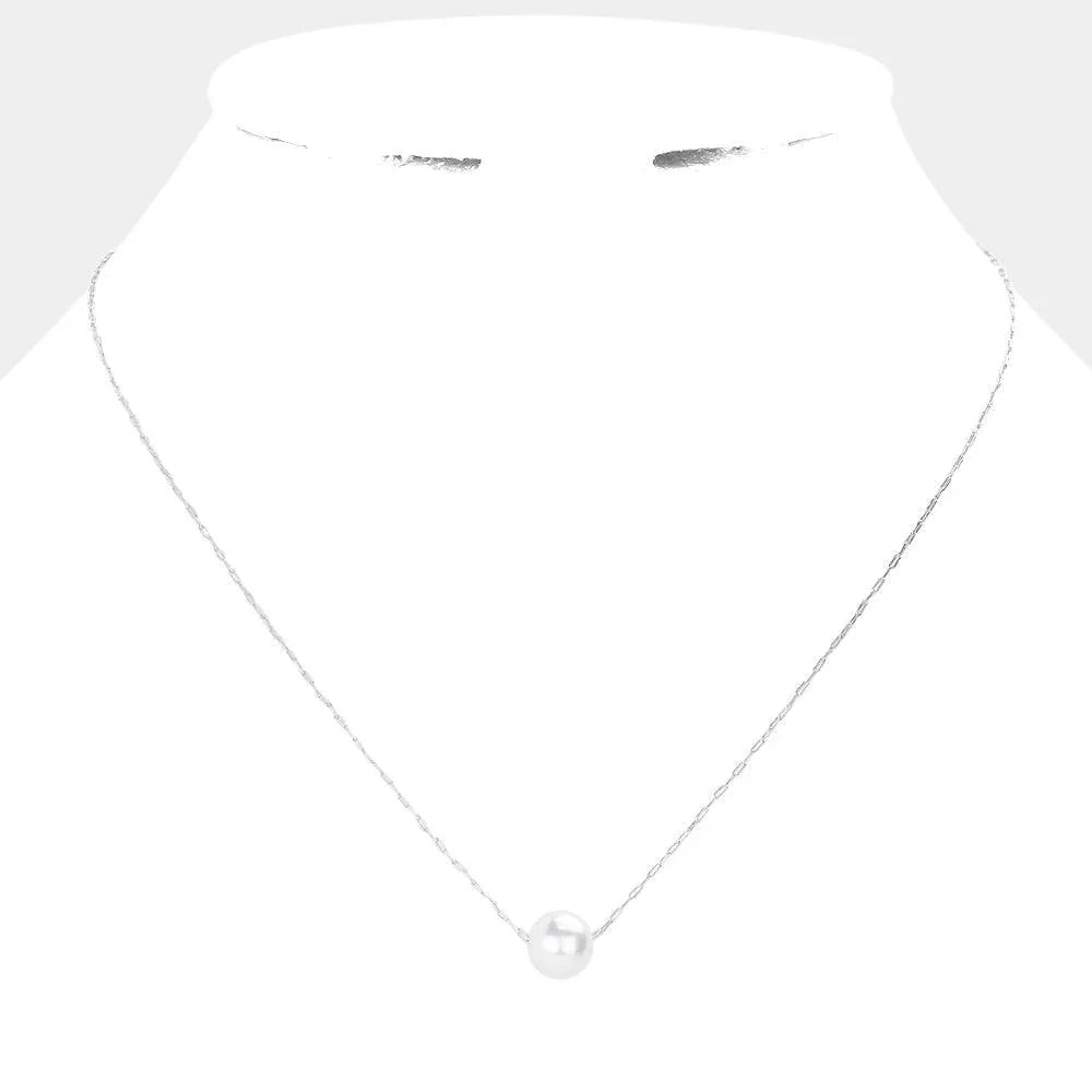 Pearl Pendant Necklace - Jewelry Store by Erik Rayo