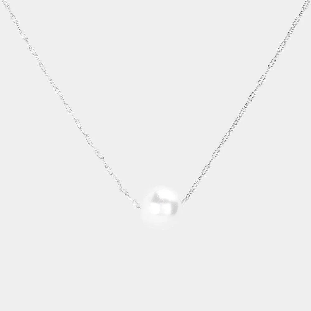 Pearl Pendant Necklace - Jewelry Store by Erik Rayo