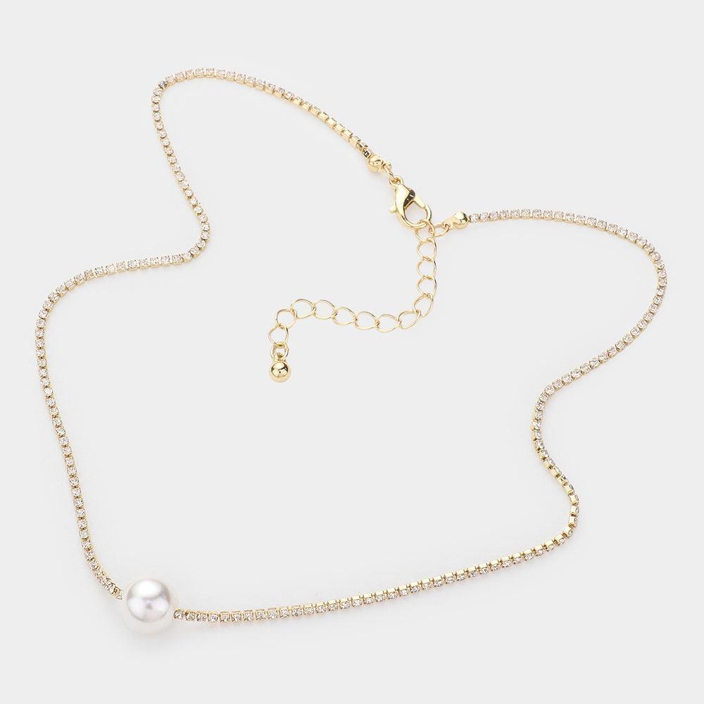 Cream Pearl Pendant Necklace - Jewelry Store by Erik Rayo