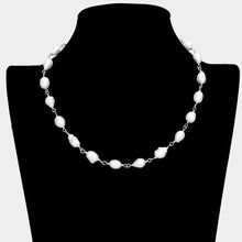 Load image into Gallery viewer, Pearl Link Necklace
