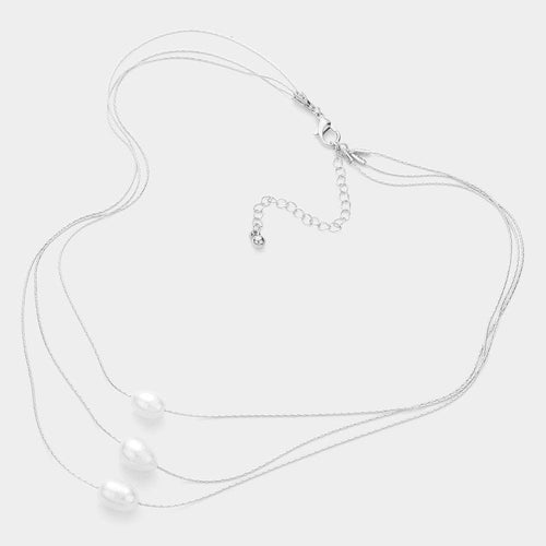 3 Strand Pearl Necklace - Jewelry Store by Erik Rayo