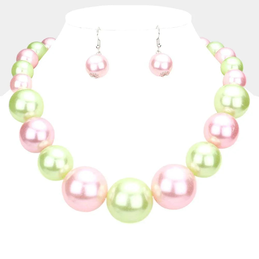 Pink Pearl Necklace - Jewelry Store by Erik Rayo