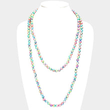 Load image into Gallery viewer, Green Multi Colored Pearl Long Necklace
