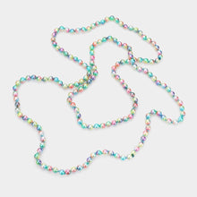 Load image into Gallery viewer, Green Multi Colored Pearl Long Necklace
