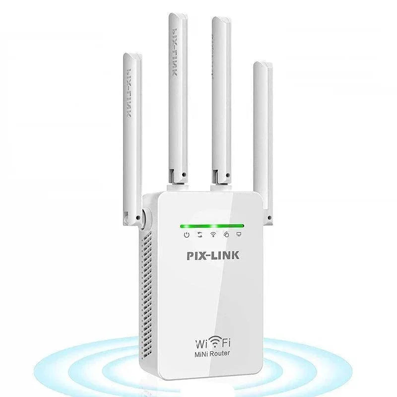1200Mbps WiFi Range Extender Repeater Wireless Amplifier Router Signal Booster