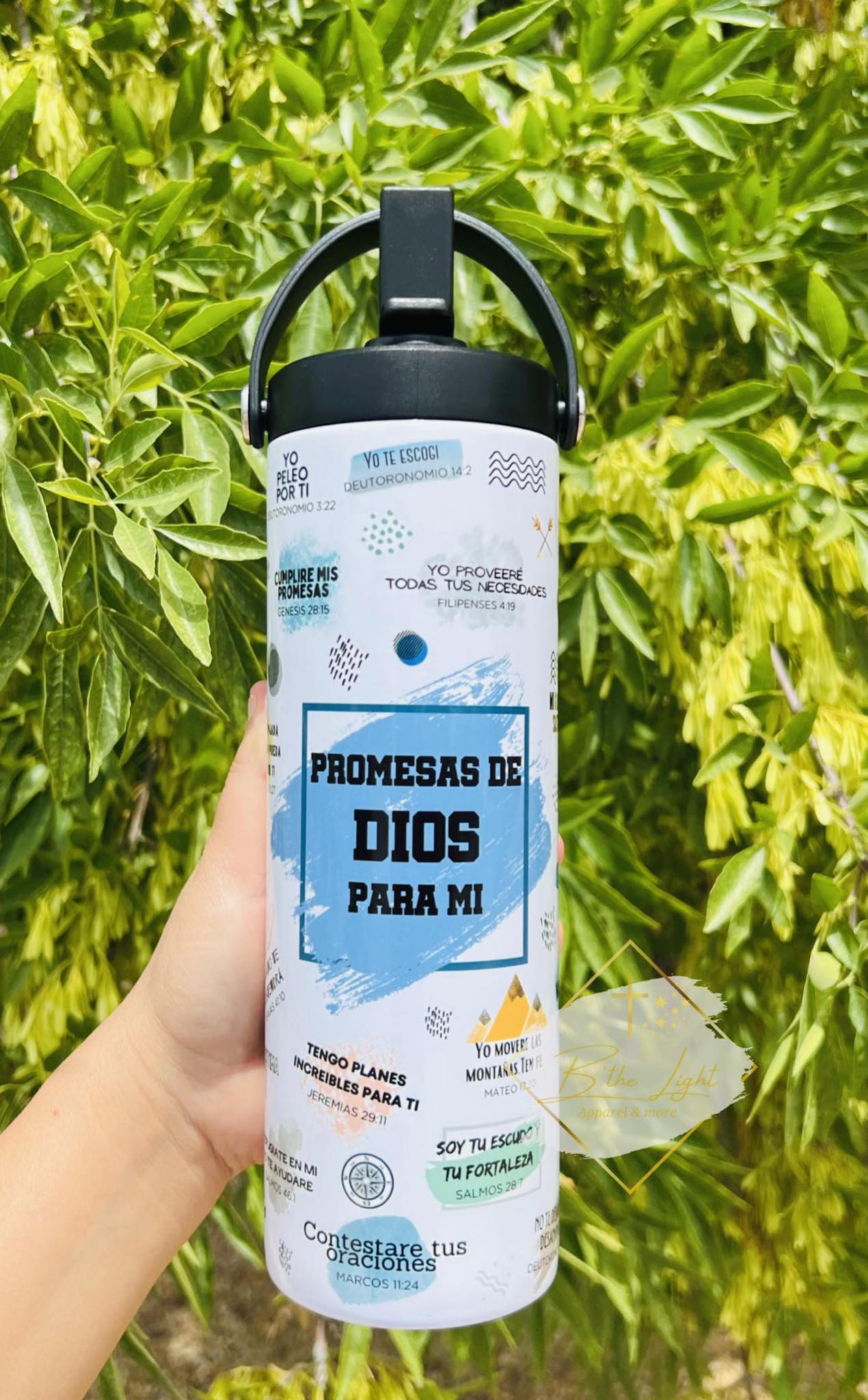 Promesas de Dios tumbler hombre