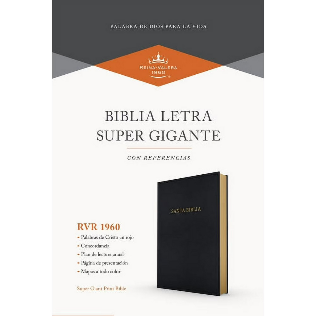Biblia RVR 1960 Letra Súper Gigante Símulacion Piel con Índice - IRREGULAR
