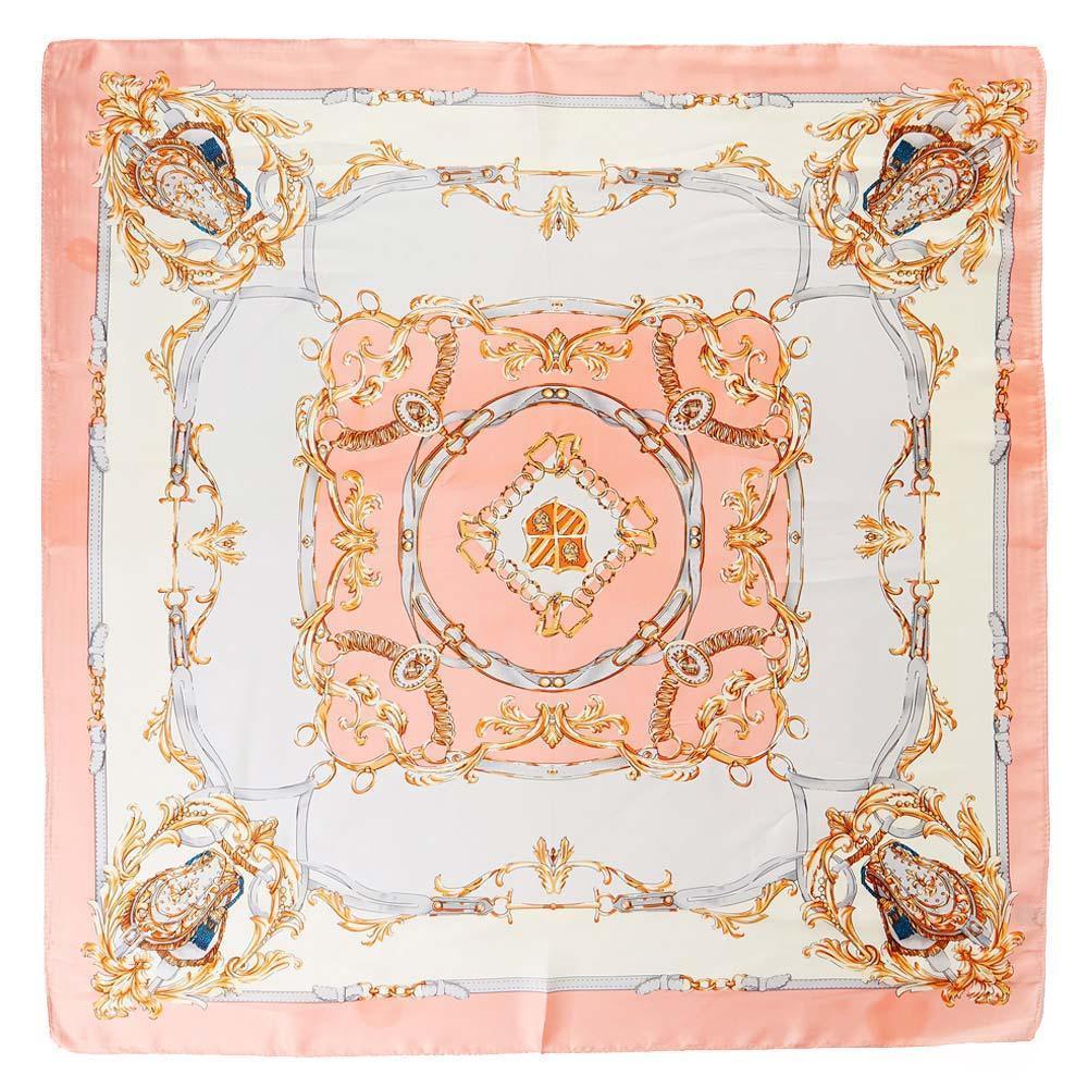 Pink Abstract Belt Print Bandana Scarf - Jewelry Store by Erik Rayo
