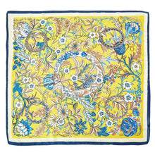 Load image into Gallery viewer, Yellow Floral Print Bandana Scarf
