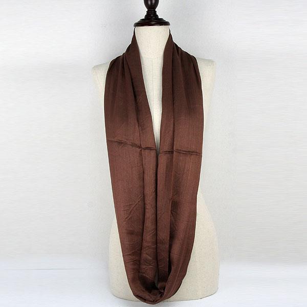 Brown Cozy Polyester Infinity Scarf - Jewelry Store by Erik Rayo