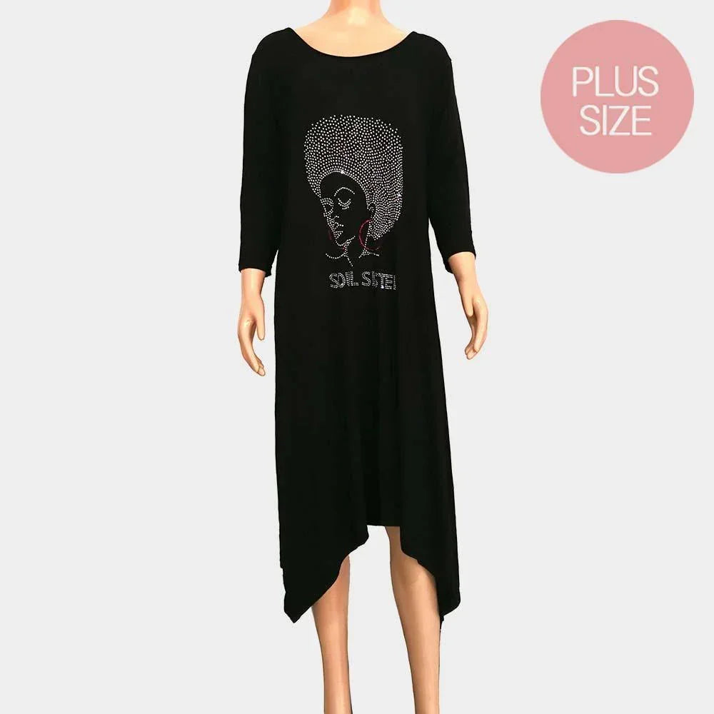 Black 'Soul Sister' Crystal Embellished Dress - Jewelry Store by Erik Rayo