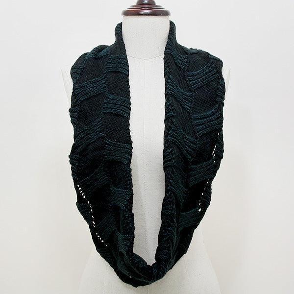 Green Funky Acrylic Infinity Scarf - Jewelry Store by Erik Rayo
