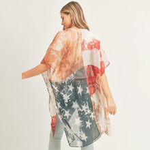 Load image into Gallery viewer, Vintage American Kimono Poncho
