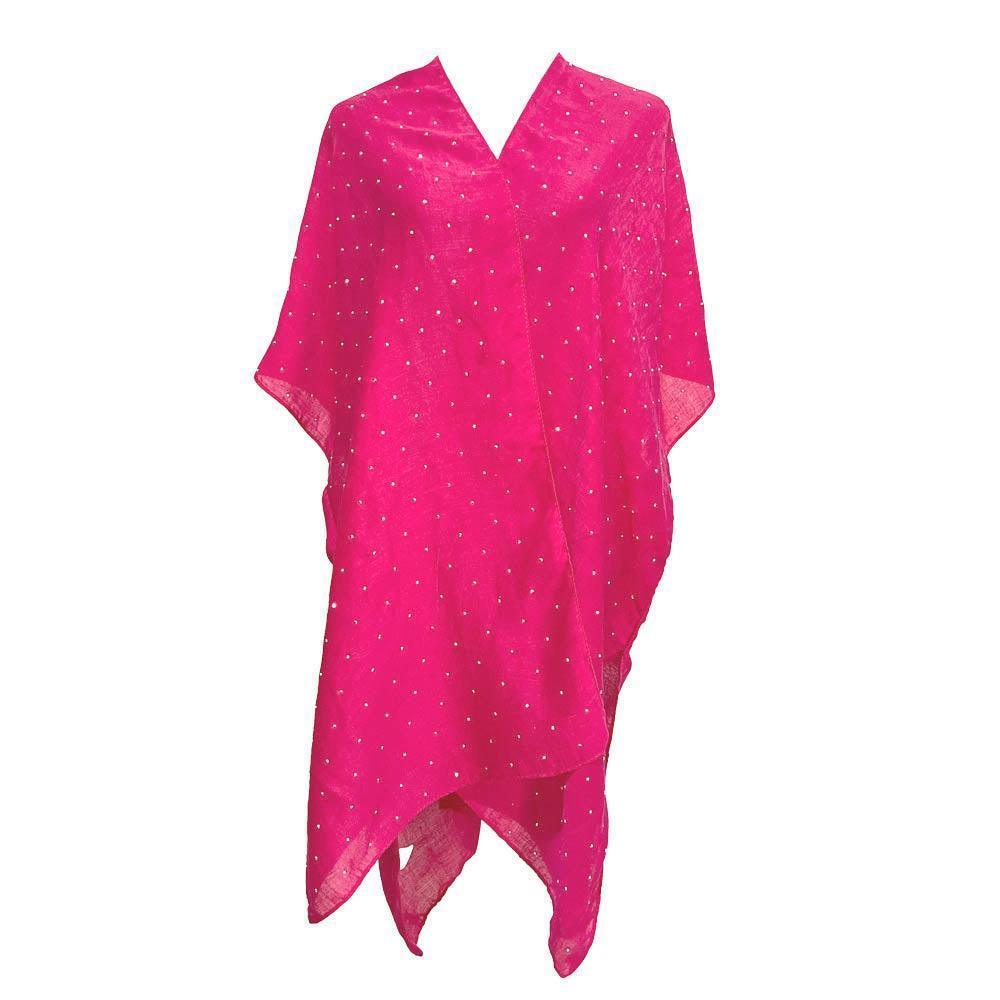 Silver Bling Studded Embellished Kimono Poncho - Jewelry Store by Erik Rayo