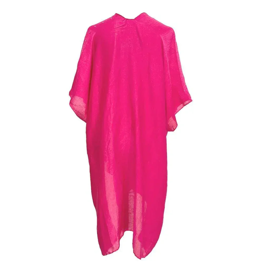 Silver Bling Studded Embellished Kimono Poncho - Jewelry Store by Erik Rayo