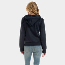 Load image into Gallery viewer, Navy Navy Zip Up Hoodies Sweater
