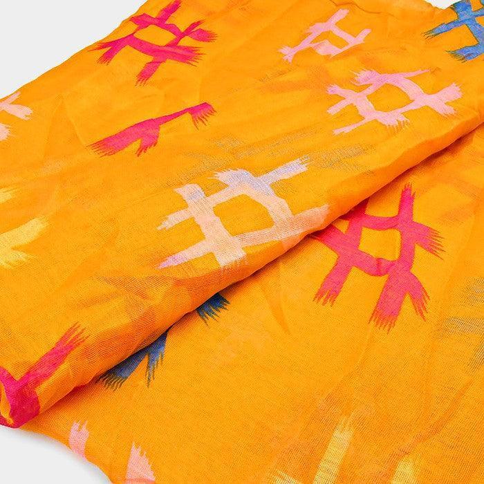Orange Pound Sign Print Infinity Scarf - Jewelry Store by Erik Rayo