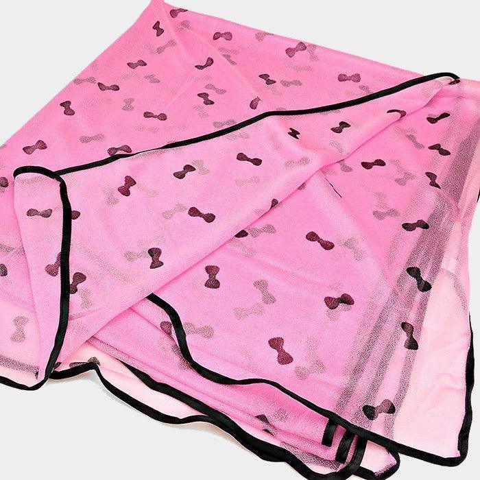 Bow print scarf - Jewelry Store by Erik Rayo