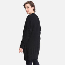 Load image into Gallery viewer, Black Solid Front Pocket Cardigan
