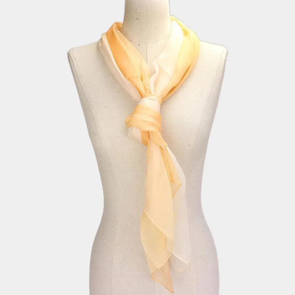 Orange Ombre Oblong Scarf - Jewelry Store by Erik Rayo