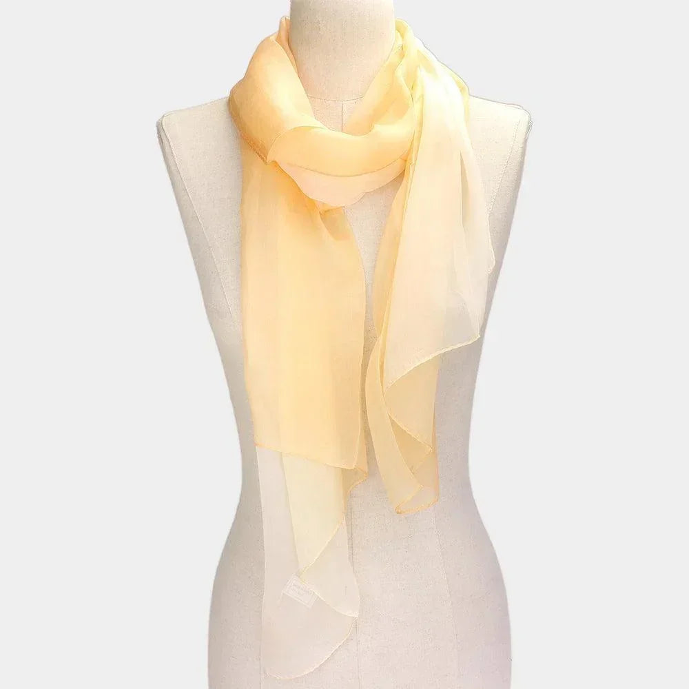 Orange Ombre Oblong Scarf - Jewelry Store by Erik Rayo