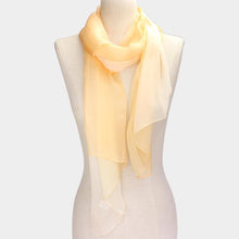 Load image into Gallery viewer, Orange Ombre Oblong Scarf
