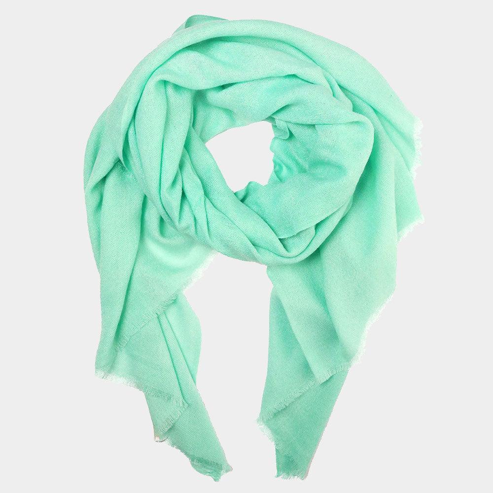 Mint Solid Scarf - Jewelry Store by Erik Rayo